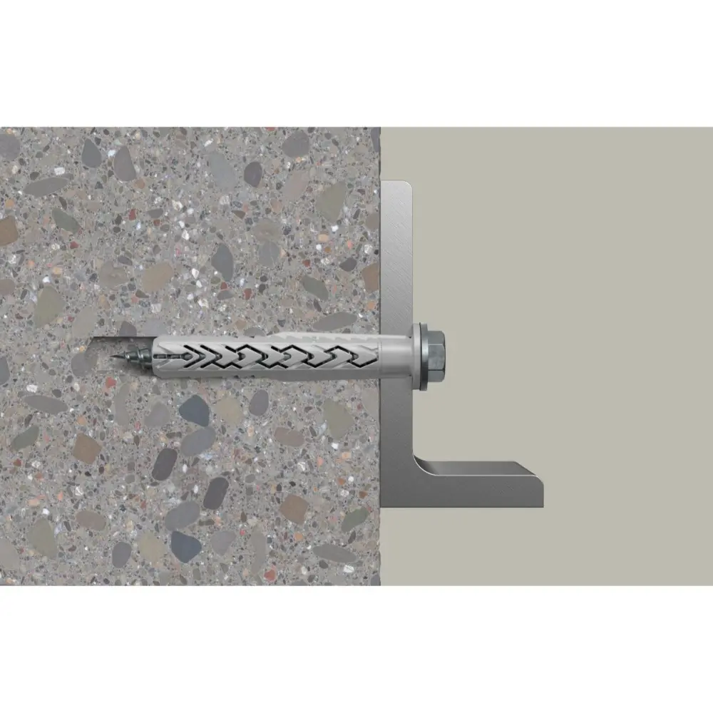 Fischer Langschaftdübel SXRL 10x80 FUS mit Sechskantschraube und U-Scheibe