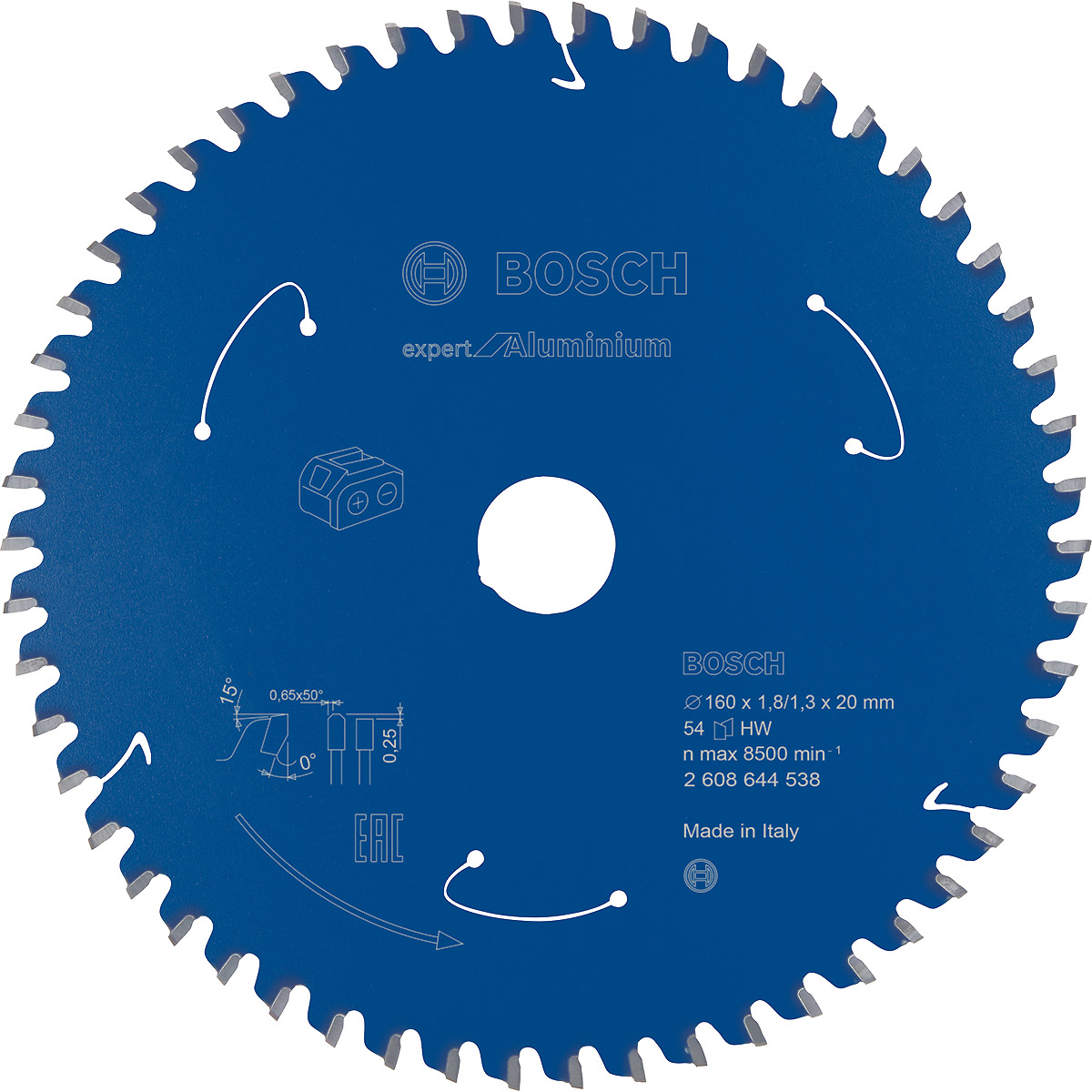 Bosch Akku-Kreissägeblatt Expert for Aluminium