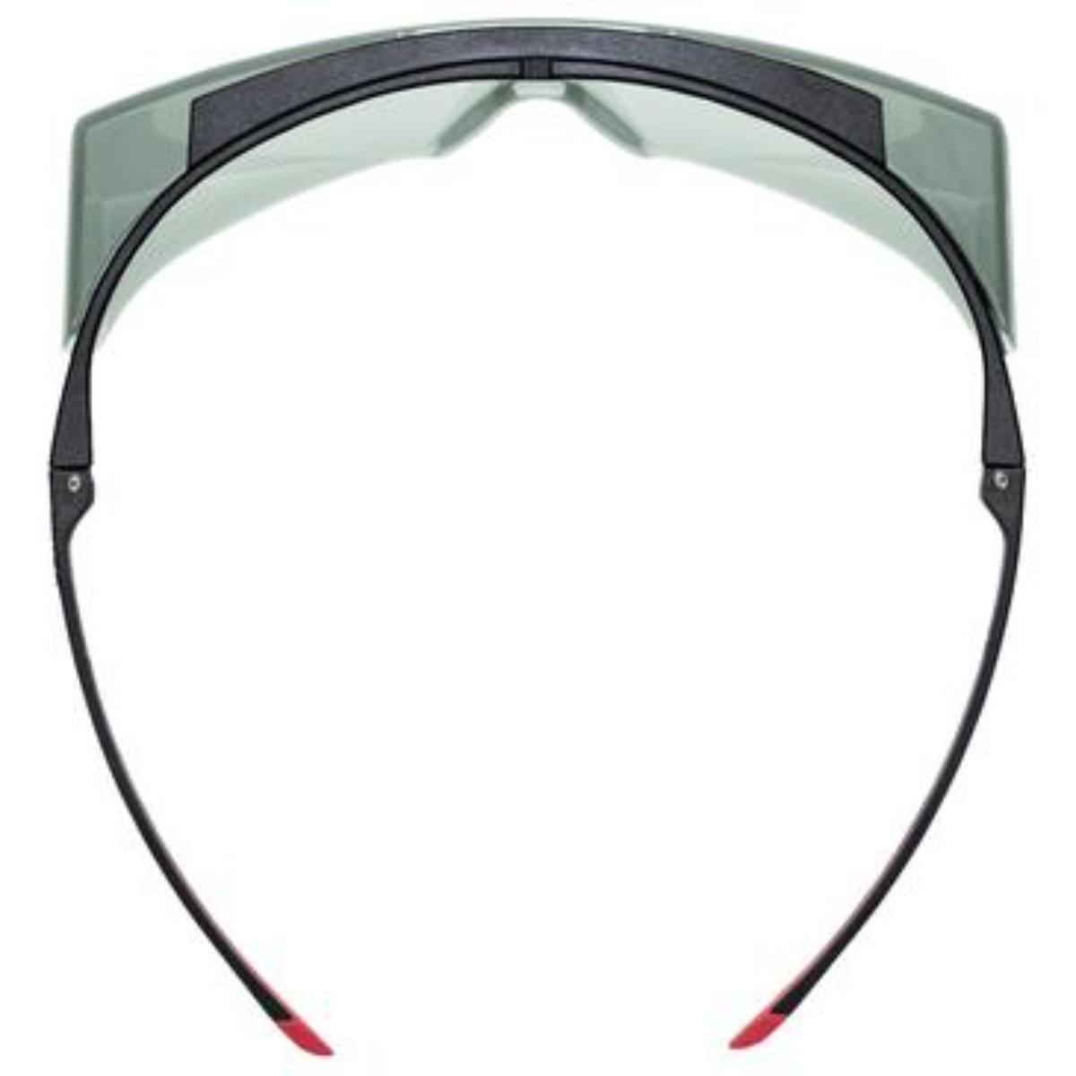 uvex Überbrille super f OTG Infrarotschutz 1,7 schwarz, rot