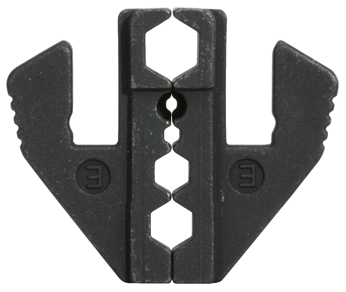 KS Tools Paar Crimp-Einsätze für Koaxstecker, Ø 6,50 - 5,41 - 1,72 mm 
