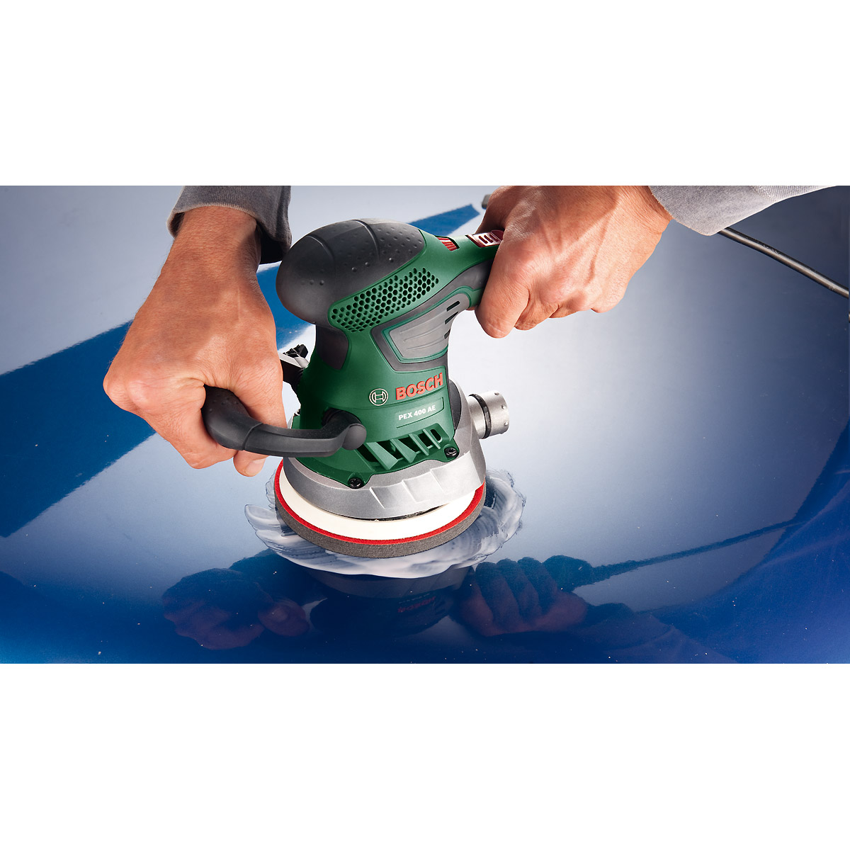 Bosch Exzenterschleifer PEX 400 AE, Paper Assistant
