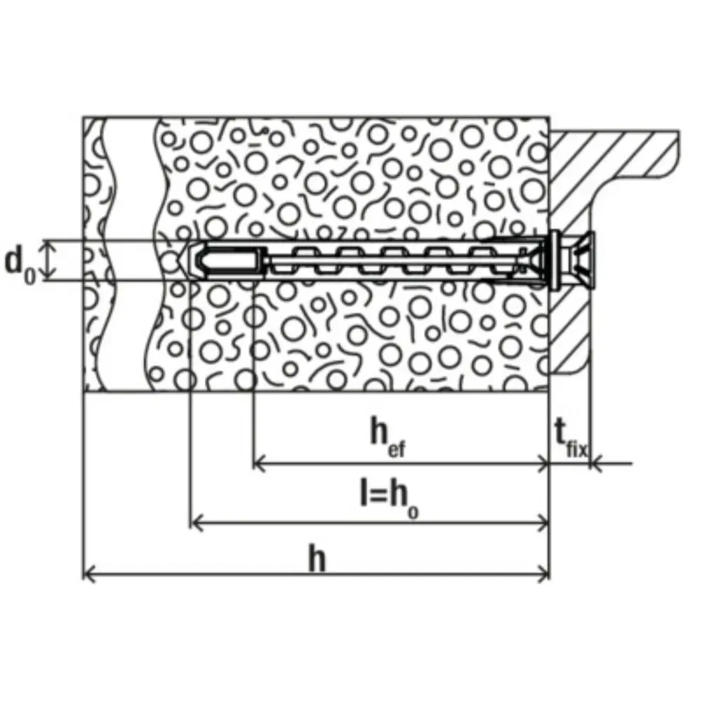 Fischer HybridPower 10x90 T (10) mit Senkkopfschraube