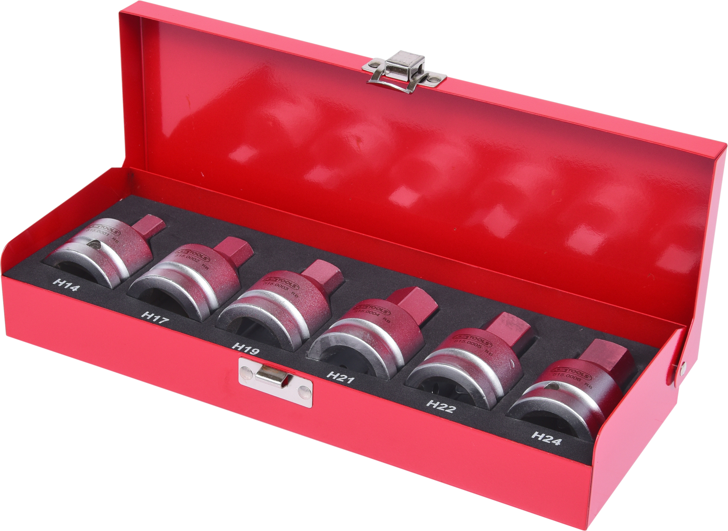 KS Tools 3/4" Kraft-Bit-Stecknuss-Satz, 6-tlg, 14-24mm