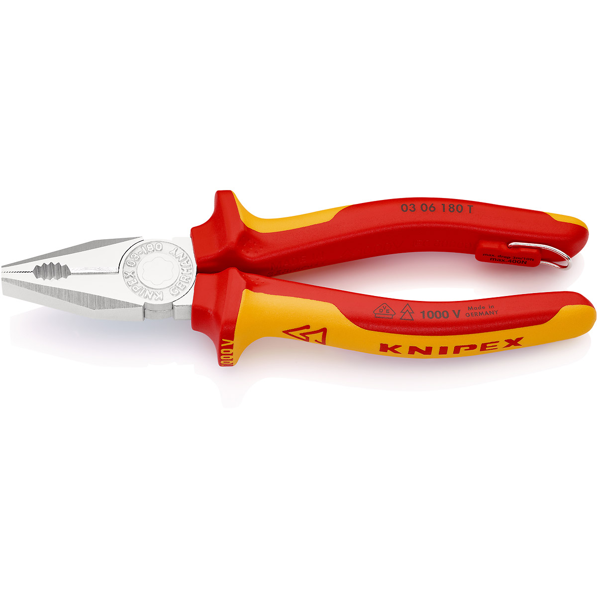KNIPEX Kombizange mit Befestigungsöse