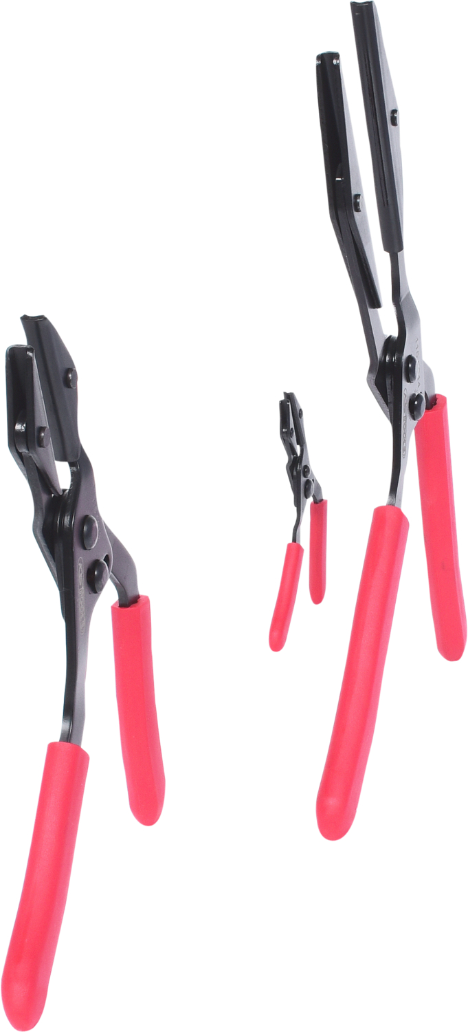 KS Tools Stufenloser Schlauch-Abklemm-Zangen-Satz, abgewinkelt, 3-tlg