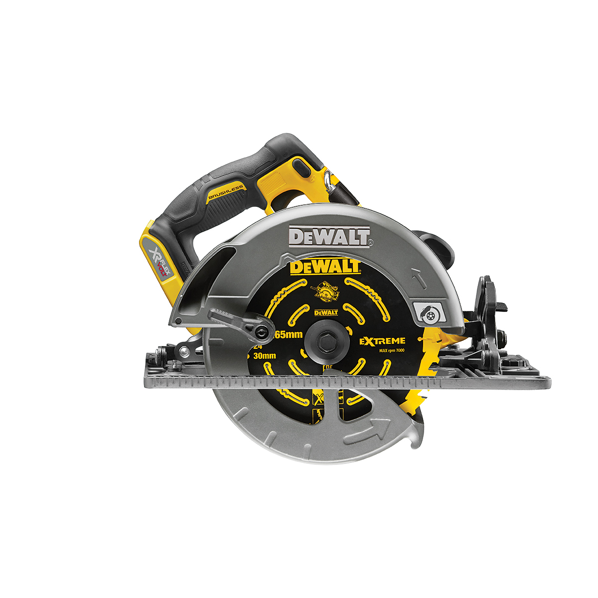 DEWALT Akku-Handkreissäge 54V 190mm für Führungsschiene Basisversion