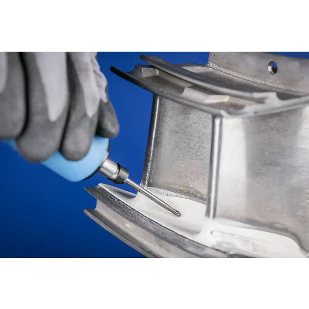 PFERD TOOLS Hartmetall Frässtift Tropfen TRE Z3P universal mittel kreuzverzahnt mit Langschaft