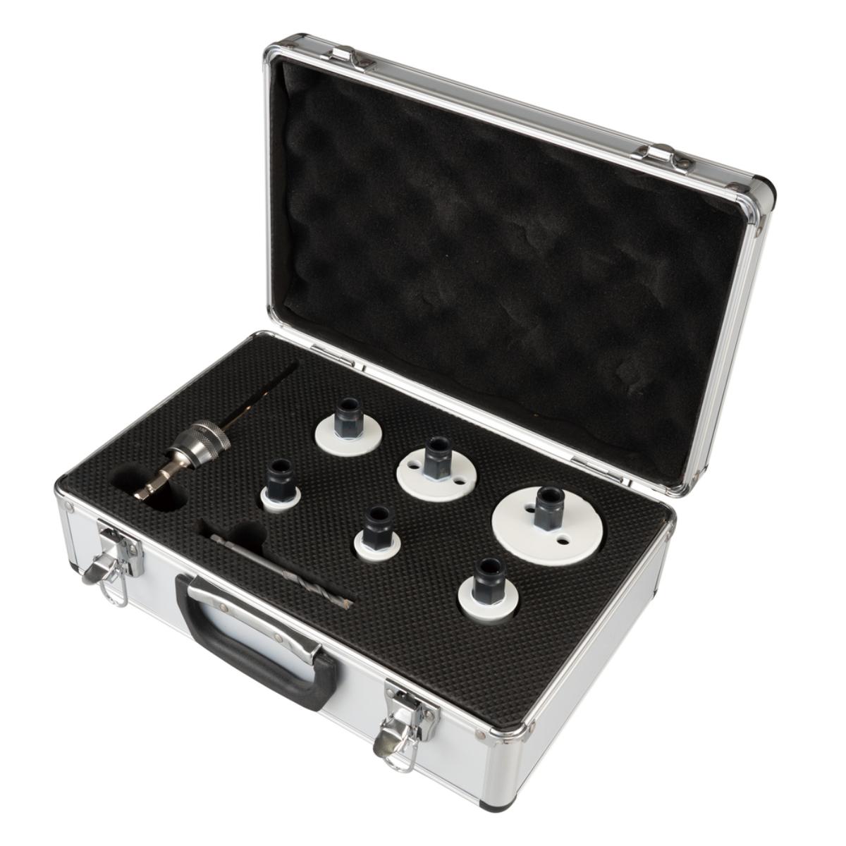 Makita EZYCHANGE TCT Lochsägen-Set 8-teilig HM/CT Verzahnung - Ø 22-68 mm