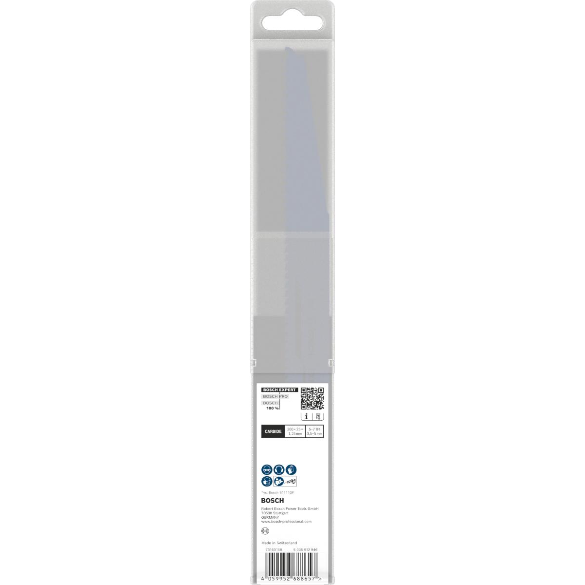 Bosch EXPERT Multi Material Demolition S1269XHM Säbelsägeblatt 300mm, 10-Stück
