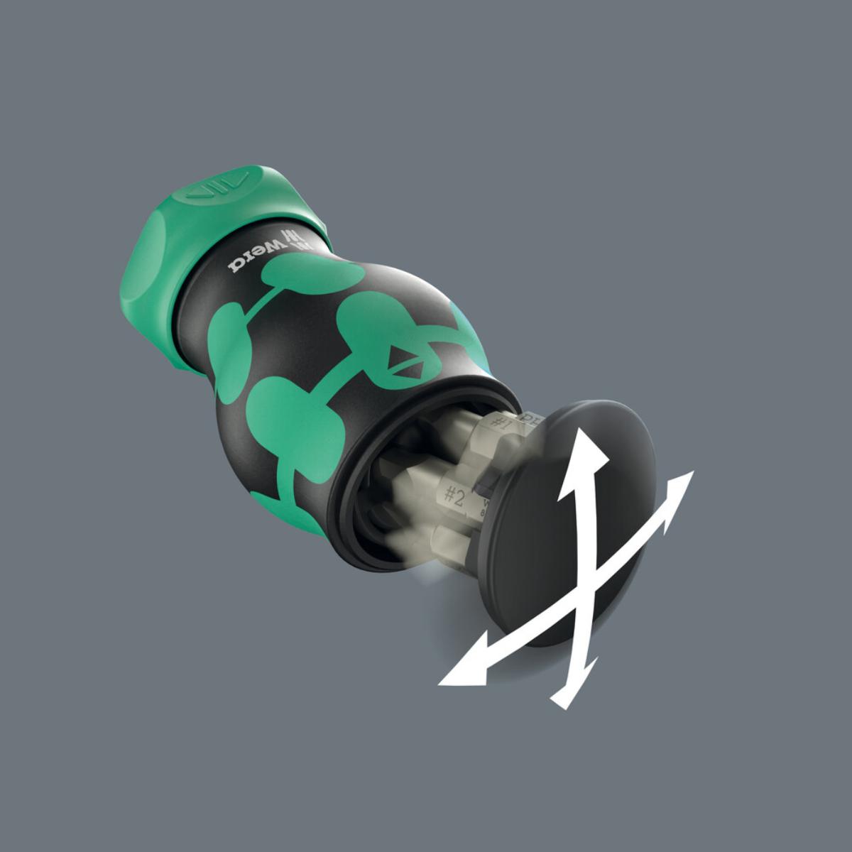 Wera Kraftform Kompakt Stubby Magazin RA 4, 6-teiliges Set