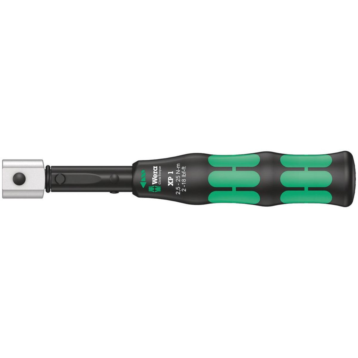 Wera Click-Torque XP 1  einstellbarer Drehmomentschlüssel für Einsteckwerkzeuge, 2,5-25 Nm, 2,5 Nm
