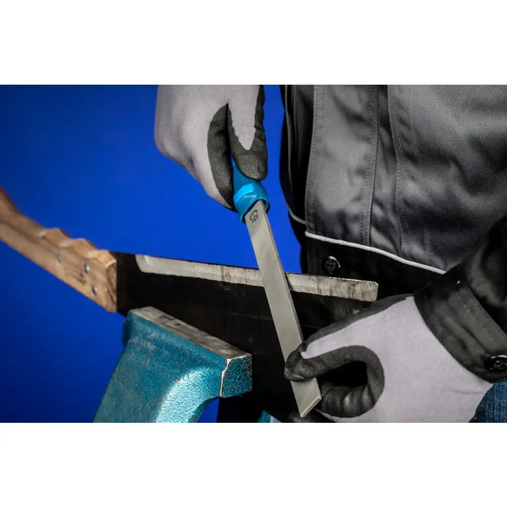 PFERD TOOLS Universal-Schärffeile mit Heft Flachstumpf 200mm Kreuzhieb 1/Einhieb 2