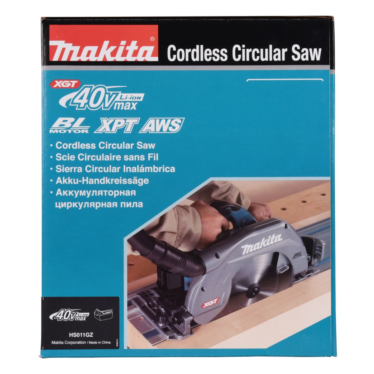 Makita Akku-Handkreissäge 101mm 40V max. (ohne Akku, ohne Ladegerät) HS011GZ