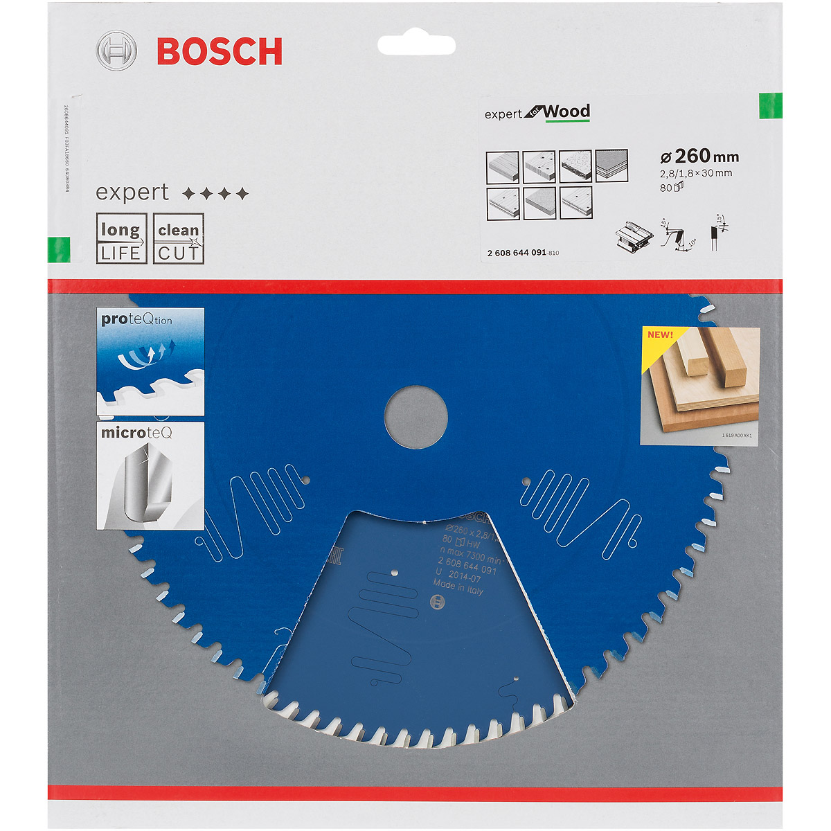 Bosch Kreissägeblatt Expert for Wood ø 260 mm