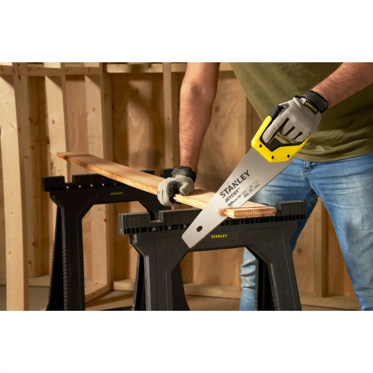 STANLEY JETCUT Handsäge 380mm 7TPI