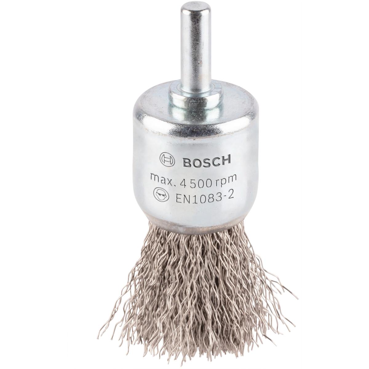 Bosch PRO Pinselbürste, gewellt, rostfrei, 4500 U/ min