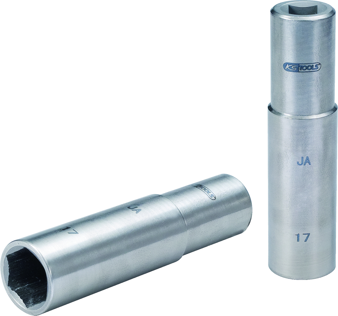 KS Tools 3/8" TITANplus Stecknuss, 17mm, lang