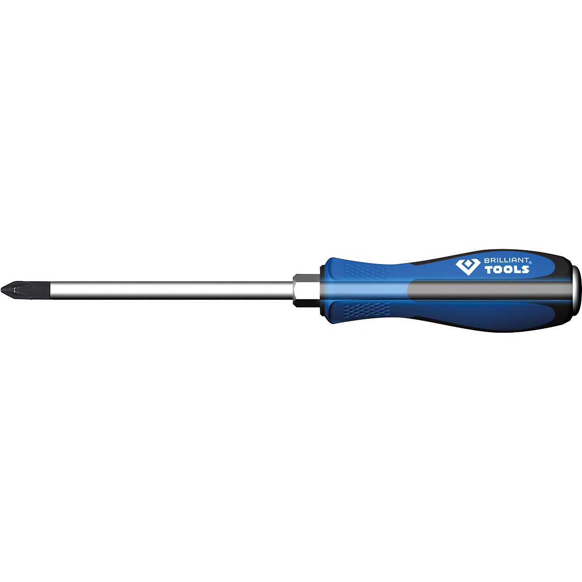 Brilliant Tools Schraubendreher Kreuzschlitz mit Schlagkappe