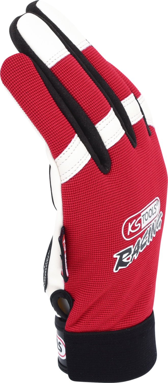 KS Tools Leder-Mechaniker-Handschuh, Vibrationsgedämmt