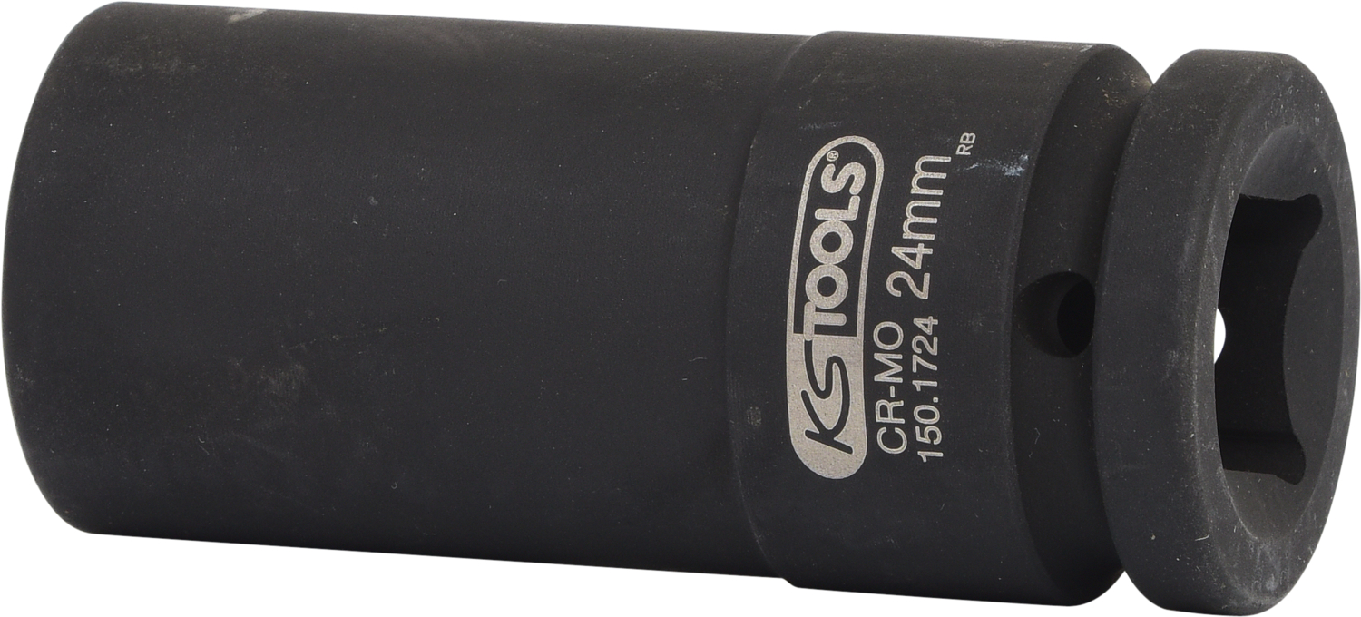 KS Tools 3/4" 12-kant-Antriebswellen-Kraftstecknuss, lang, 24mm