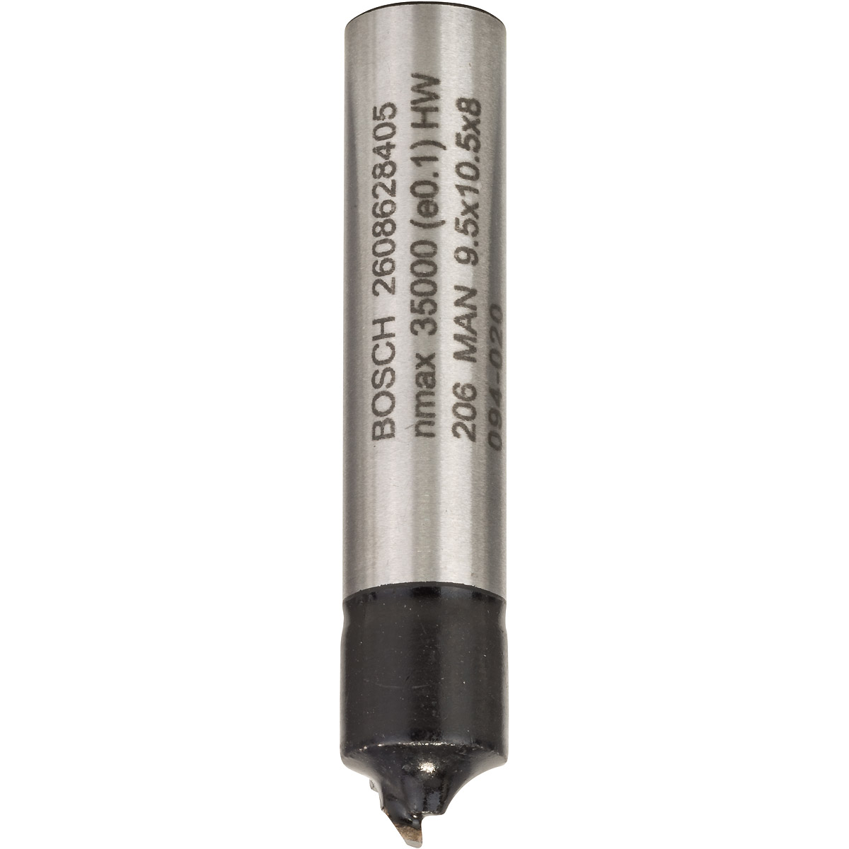 Bosch PRO Viertelstabfräser, 8 mm, R1 3,2 mm, D 9,5 mm, L 10,2 mm, G 41 mm