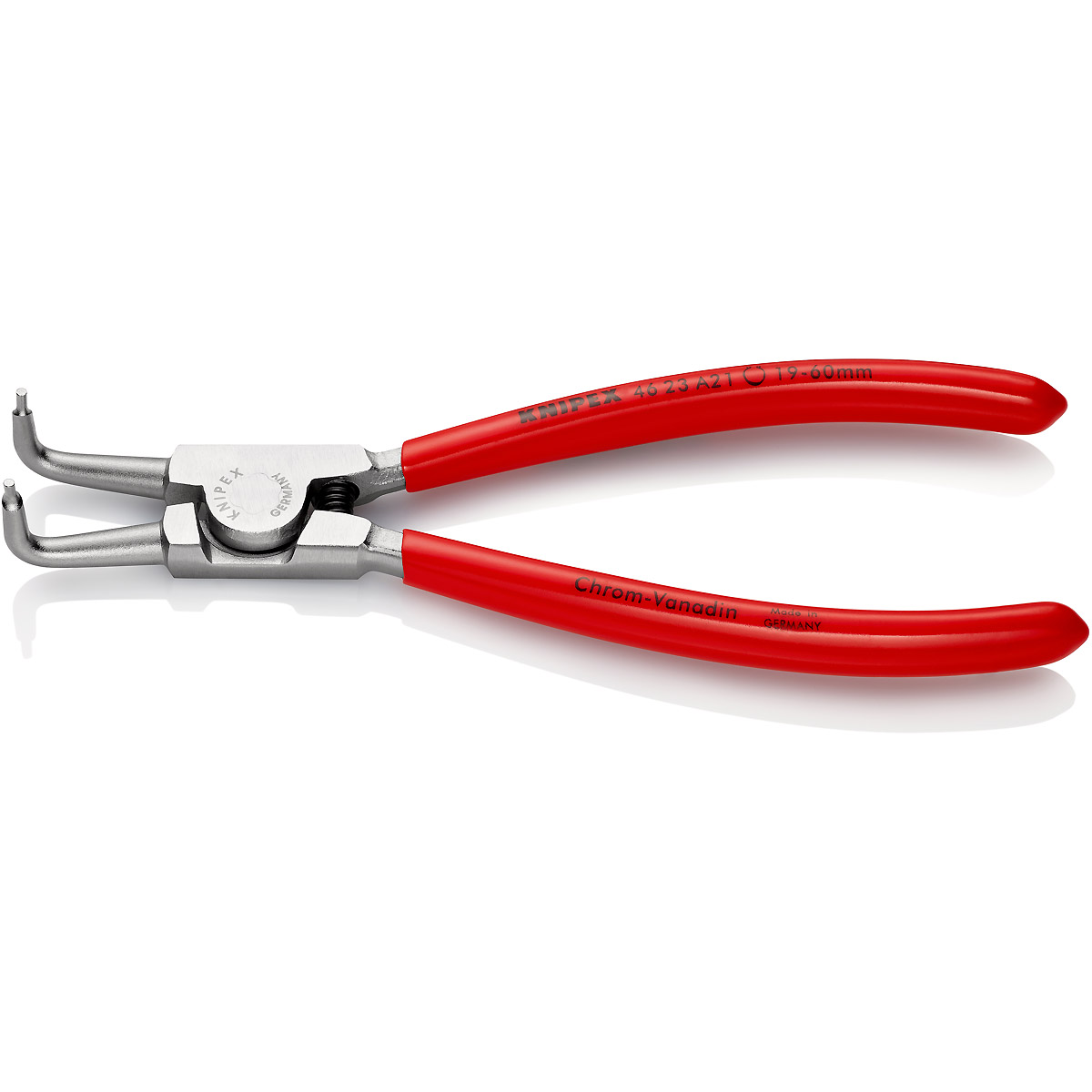 KNIPEX Sicherungsringzange verchromt angewinkelt