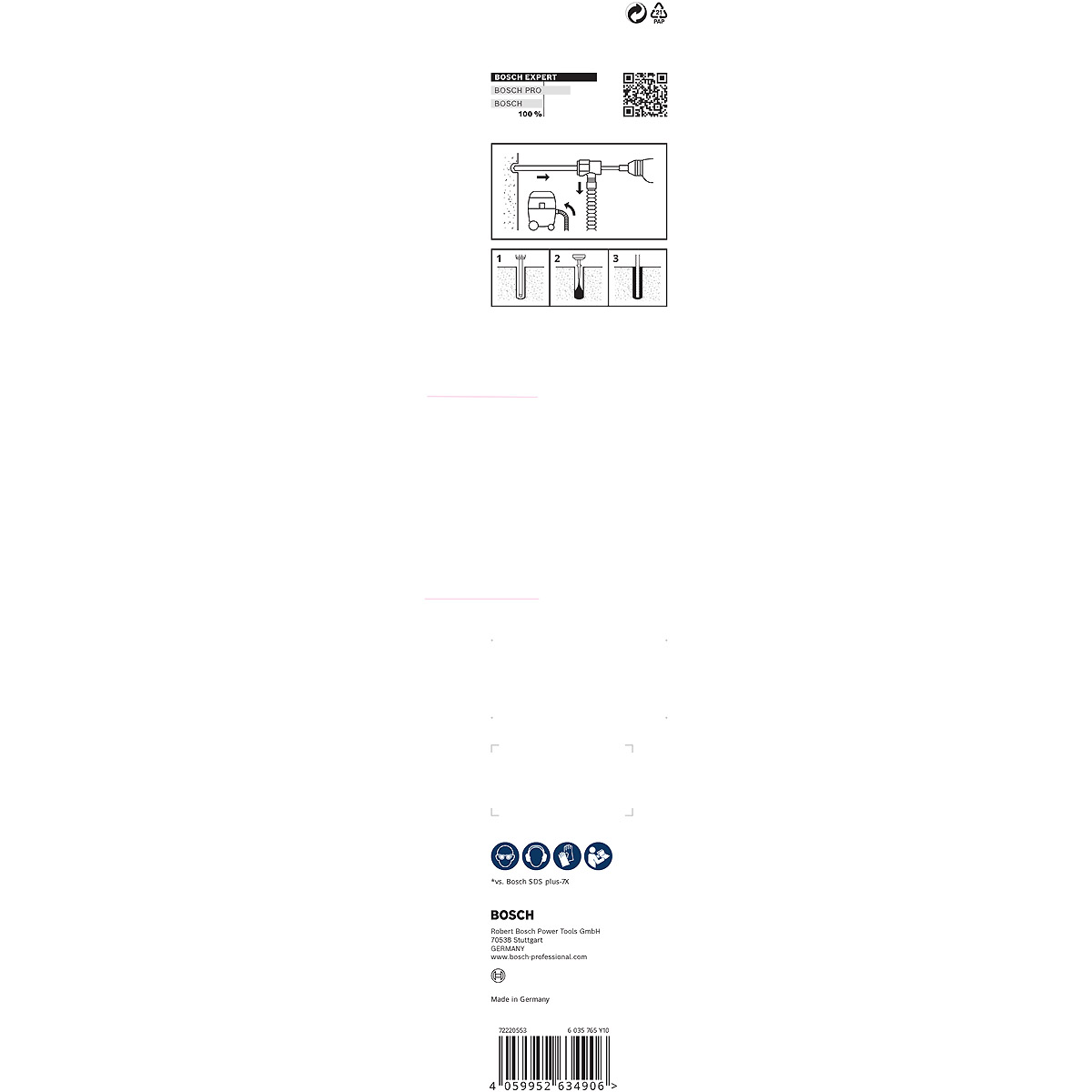 Bosch EXPERT SDS Plus Saugbohrer PP