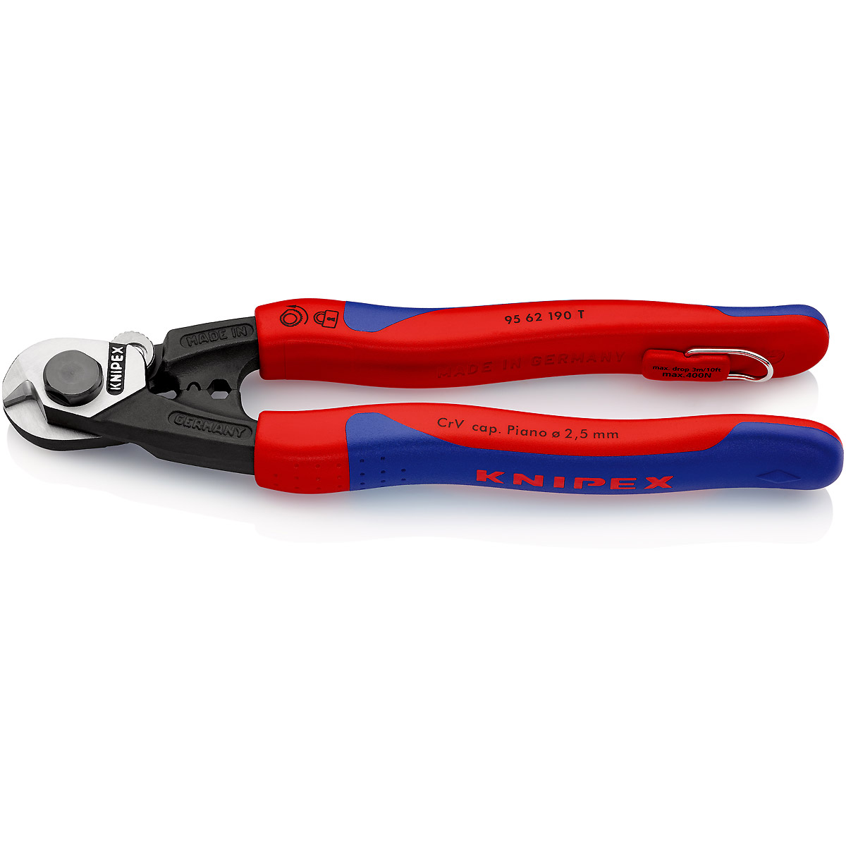 KNIPEX Drahtseilschere mit Befestigungsöse