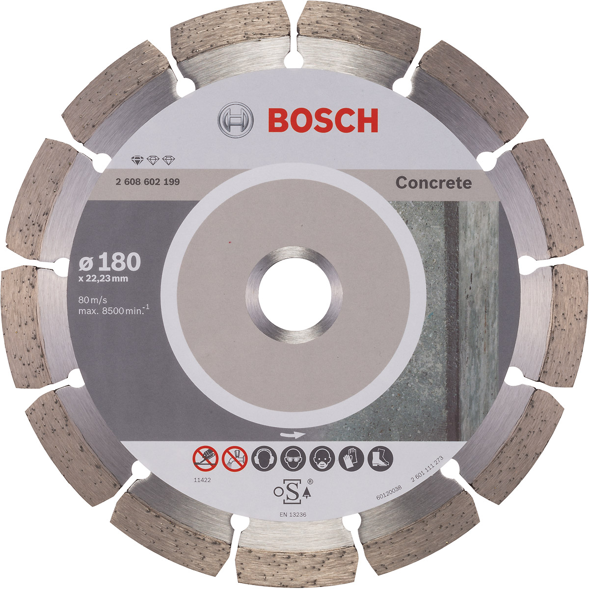 Bosch Diamanttrennscheibe Standard for Concrete