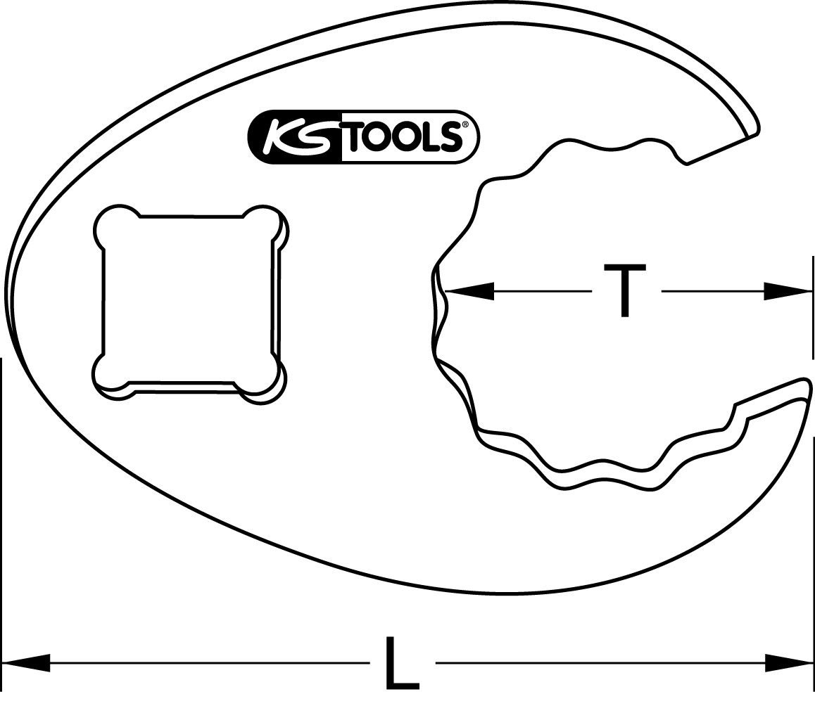KS Tools 3/8" 12-kant-Einsteck-Maulschlüssel