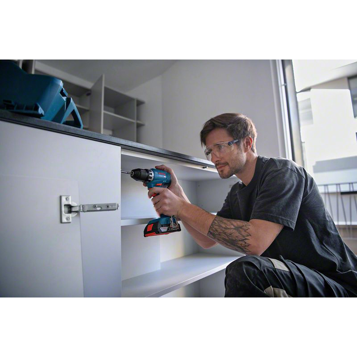 Bosch Akku-Bohrschrauber GSR 18V-45 mit L-BOXX