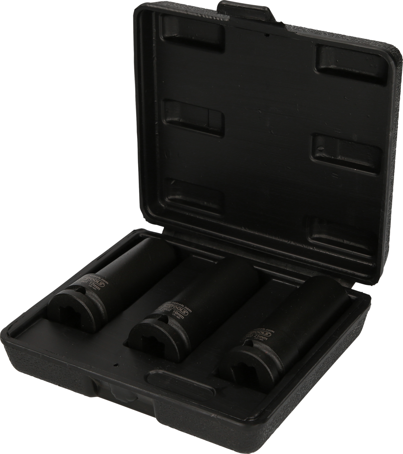 KS Tools 1/2" Spezial-Kraft-Stecknuss-Satz für geschraubte Spurplatten, 3-tlg