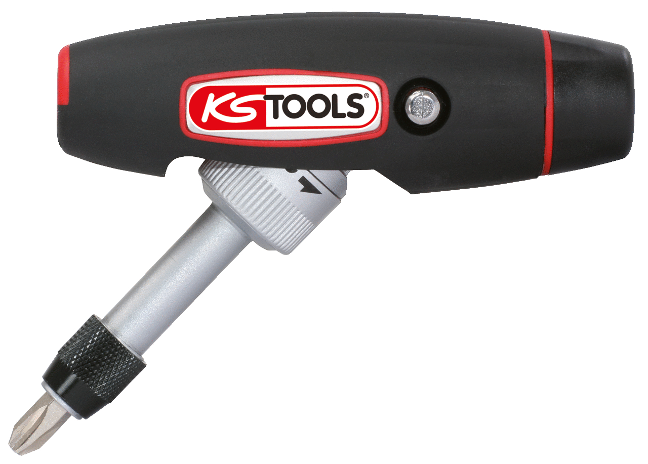 KS Tools 1/4" T-Griff Ratschen-Bit-Schraubendreher, 7-tlg