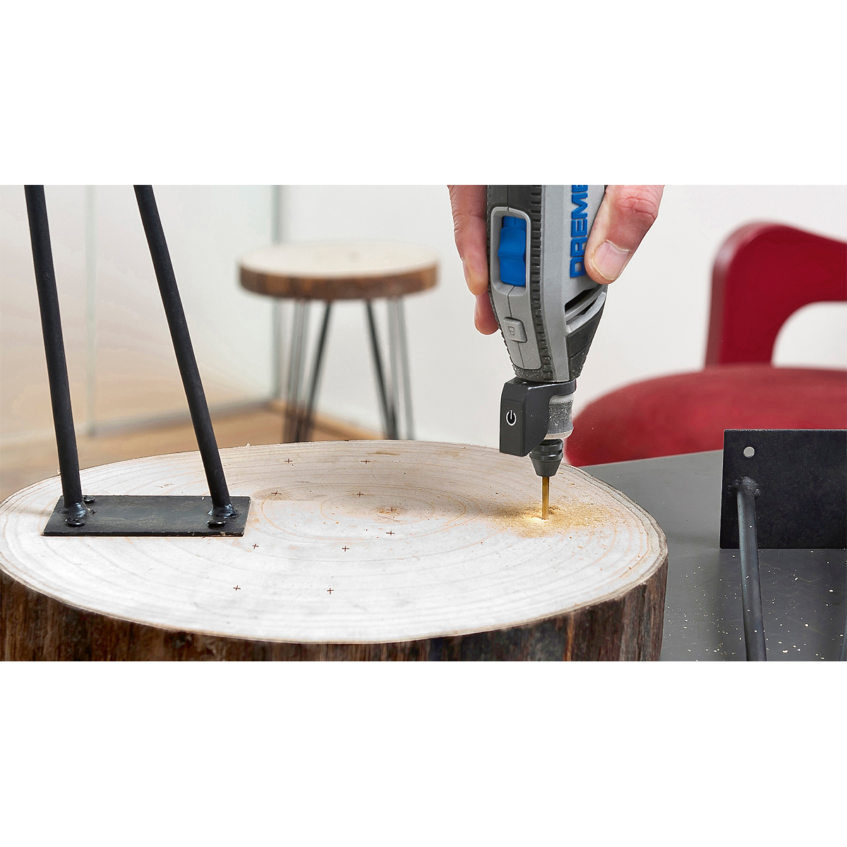 DREMEL 636 Holzbohrer-Satz Ø 3,0 / 4,0 / 5,0 / 6,0 mm (4 Stück)