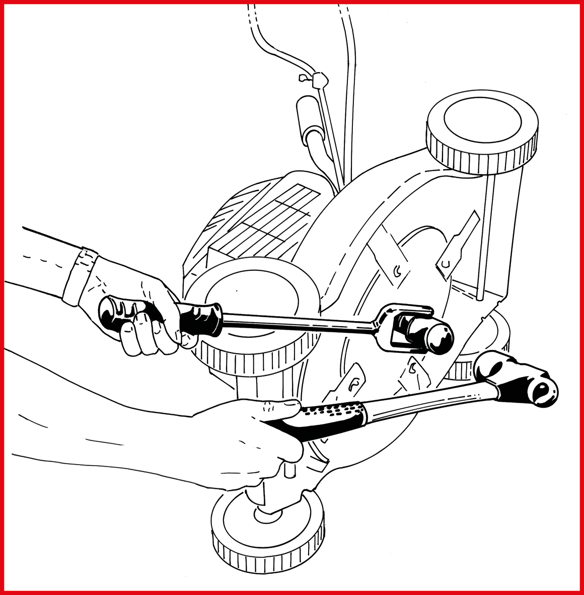 KS Tools 1/2" Hand-Schlagschrauber, 475mm
