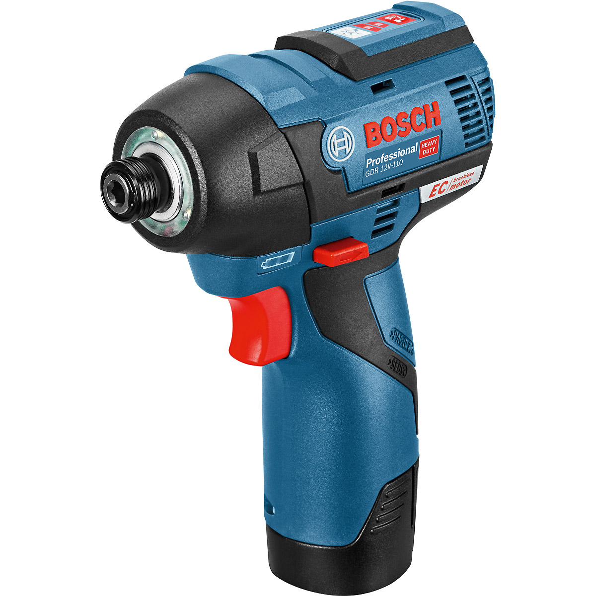 Bosch Akku-Drehschlagschrauber GDR 12V-110, Solo Version, L-BOXX
