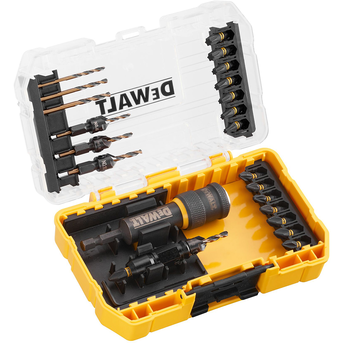 DEWALT FLEXTORQ Wechseladapter Bit & Bohrer-Set