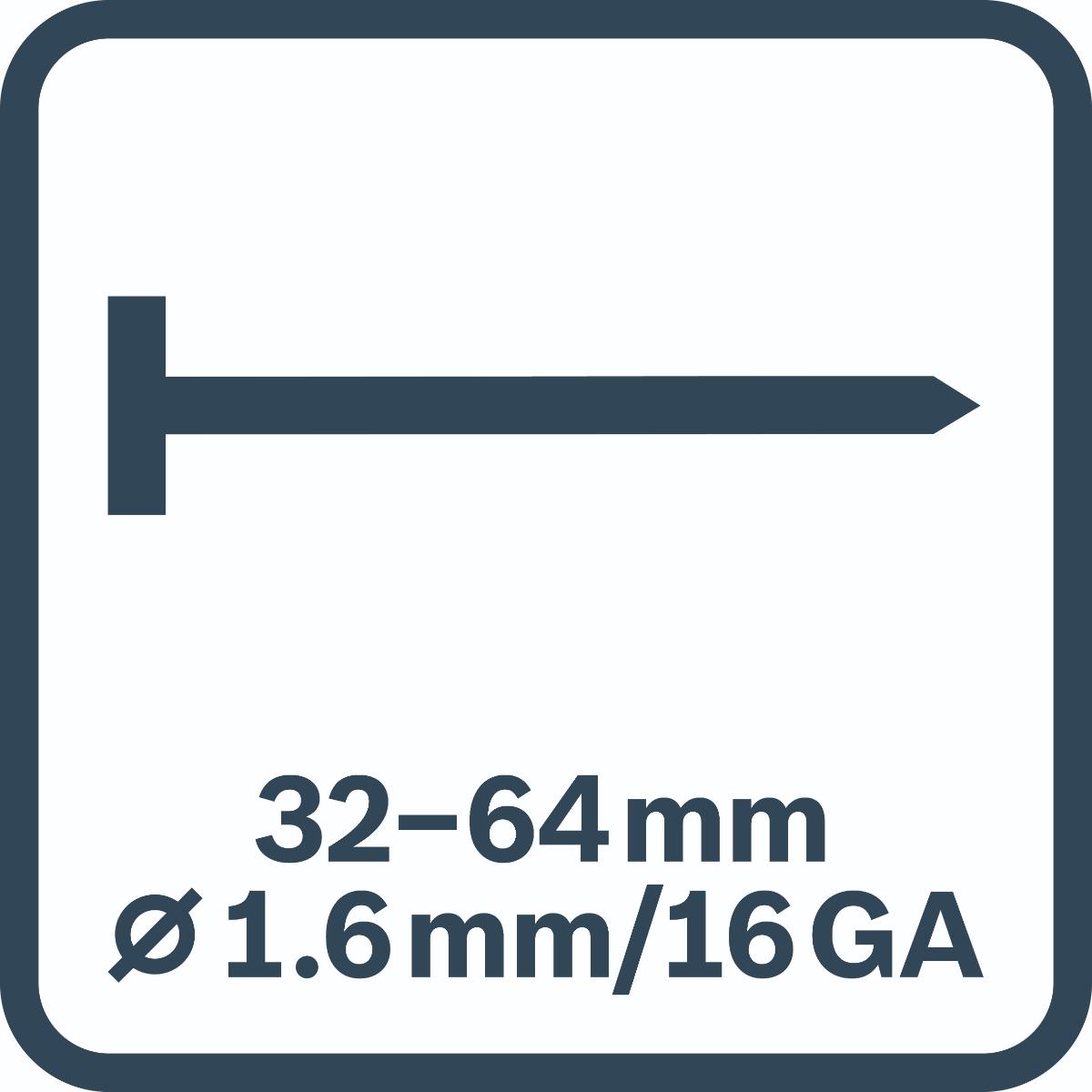 Bosch Akku-Holznagler GNH 18V-64-2 M solo
