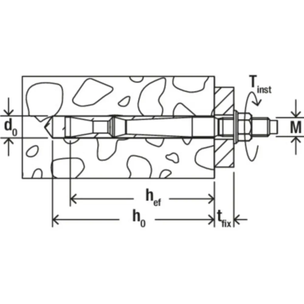 Fischer Highbond-Anker FHB II-A S Inject M10x60/10 R rostfrei