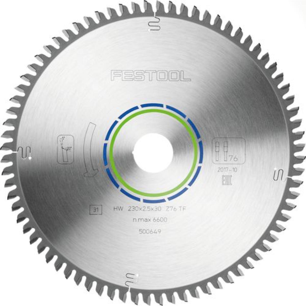 Festool Kreissägeblatt ALUMINIUM/PLASTICS HW 230x2,5x30 TF76