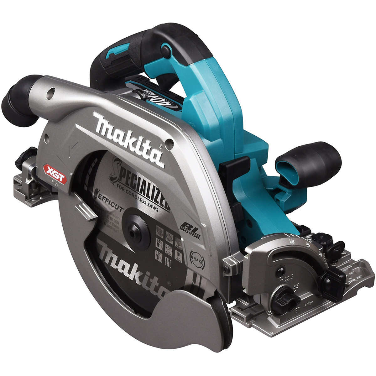 Makita Akku-Handkreissäge 40V  / 5,0 Ah, 2 Akkus + Ladegerät im Transportkoffer - HS009GT201