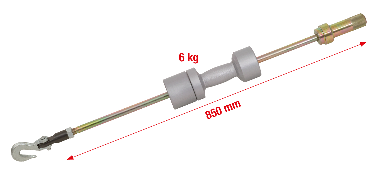 KS Tools Universal-Gleithammer, inkl. Zughaken und Adapter