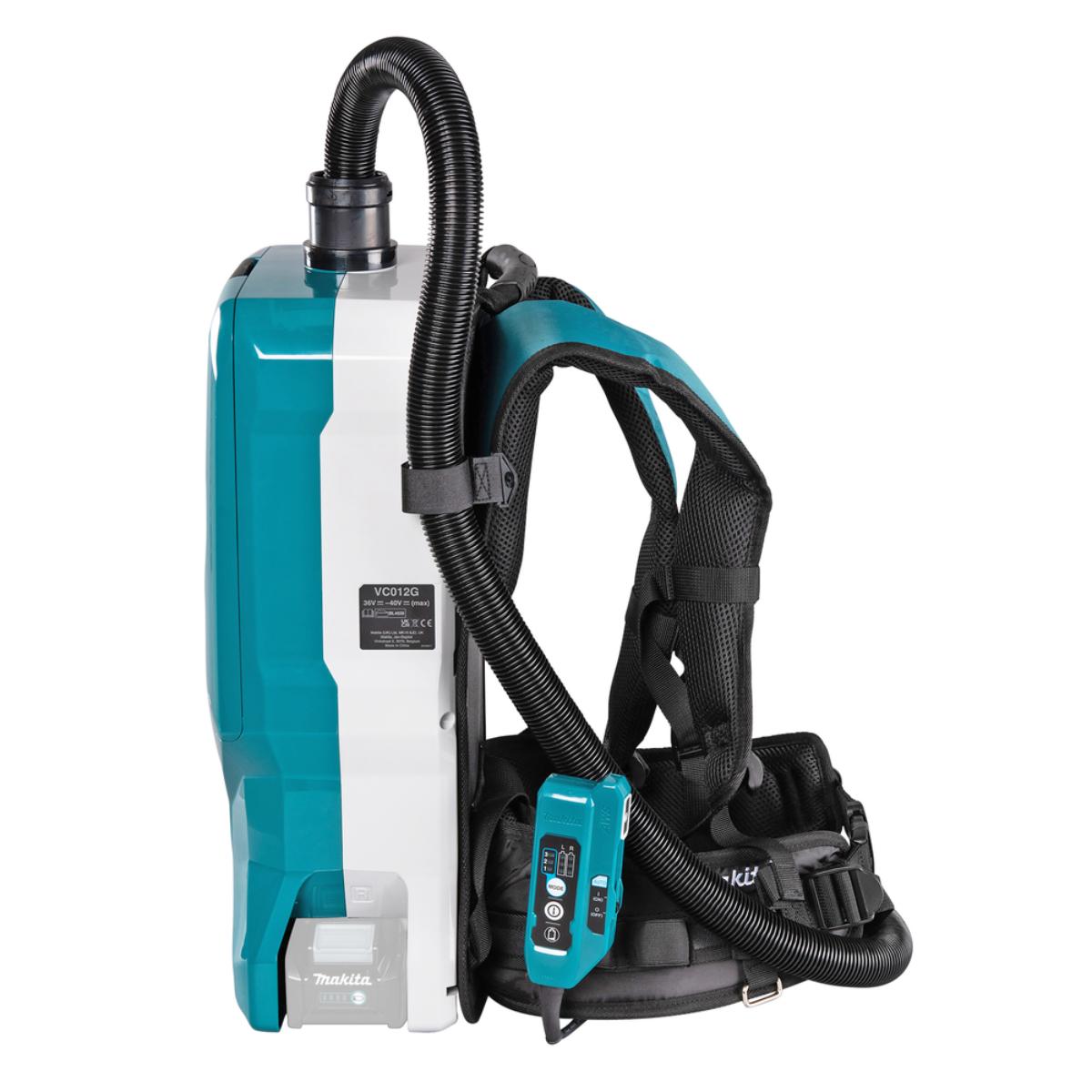 Makita Akku-Rucksackstaubsauger 40V max. - 200 mbar - 6 l - VC012GZ01