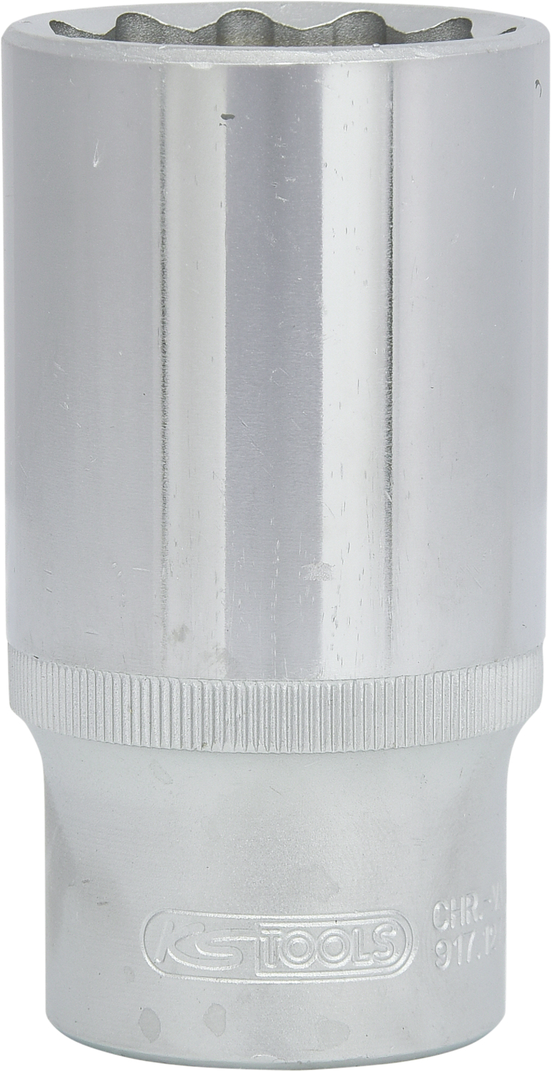 KS TOOLS 1/2" 12-kant-Stecknuss, lang