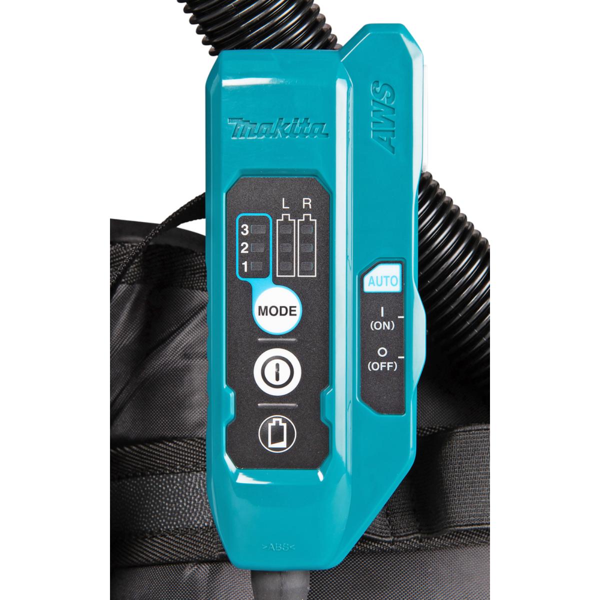 Makita Akku-Rucksackstaubsauger 40V max. - 200 mbar - 6 l - VC012GZ01
