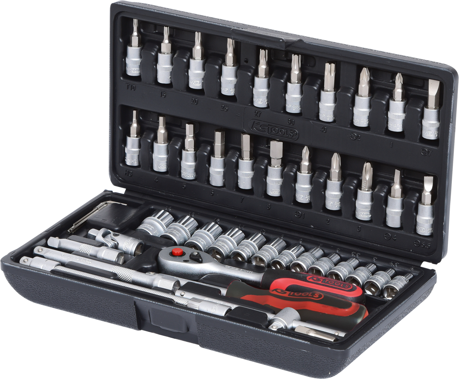 KS Tools 1/4" Steckschlüssel-Satz, 46-tlg