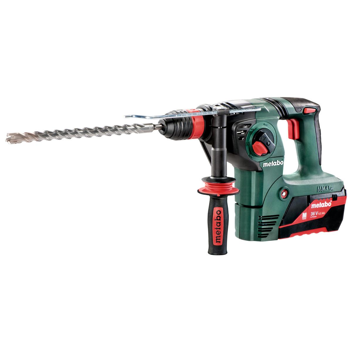 Metabo Akku-Kombihammer KHA 36 LTX mit Metabo-Quick-Wechselfutter - Kunststoffkoffer - 36V 2x5.2Ah L