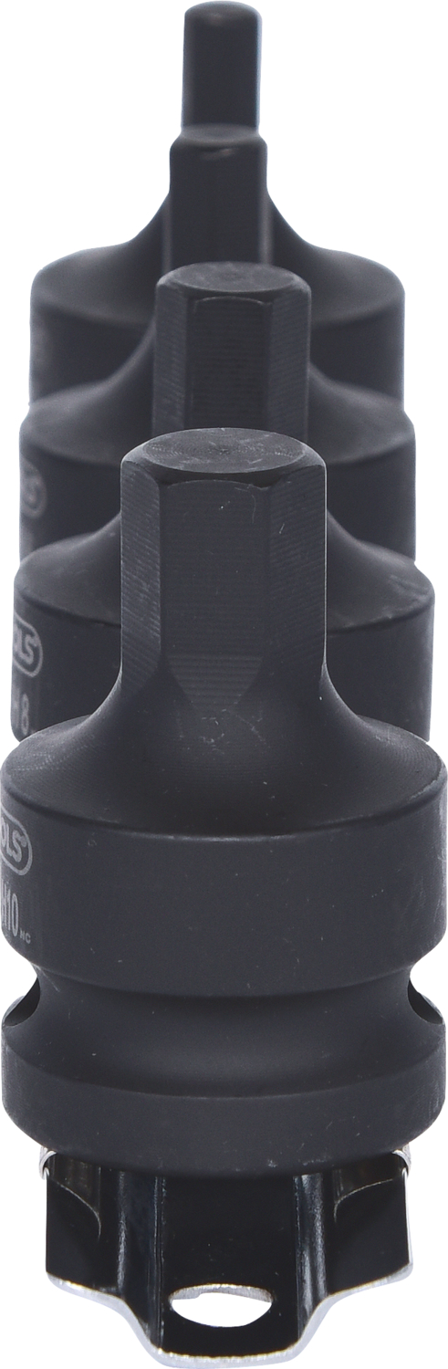 KS Tools 1/2" Kraft-Bit-Stecknuss-Satz, kurz, 4-tlg