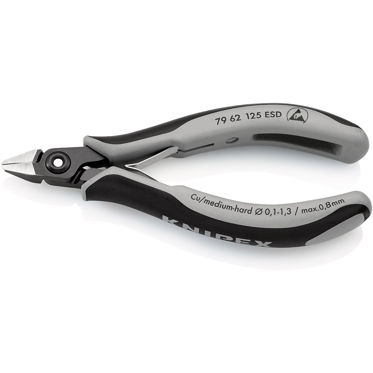 KNIPEX Präzisions-Elektronik-Seitenschneider ESD ohne Facette
