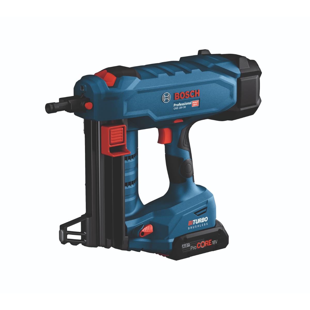 Bosch Akku-Betonnagler GNB 18V-38, 2 x Akku ProCORE18V 4.0Ah, XL-BOXX